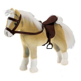 Лошадь для кукол "Хафлингер" с седлом и уздечкой