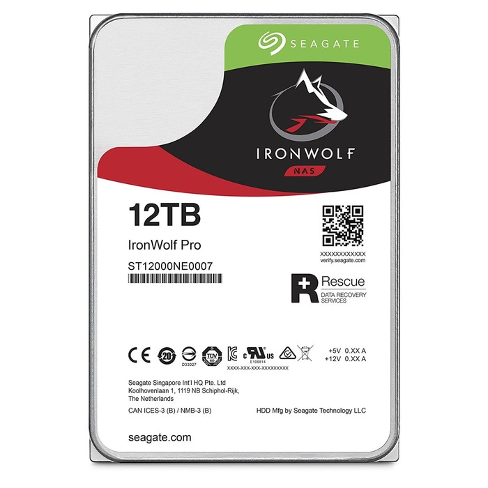 Жесткий диск Seagate Ironwolf Pro 12Tb (ST12000NE0007) SATA-III