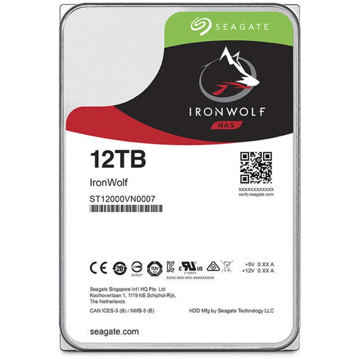 Жесткий диск Seagate Ironwolf 12Tb (ST12000VN0007) SATA-III