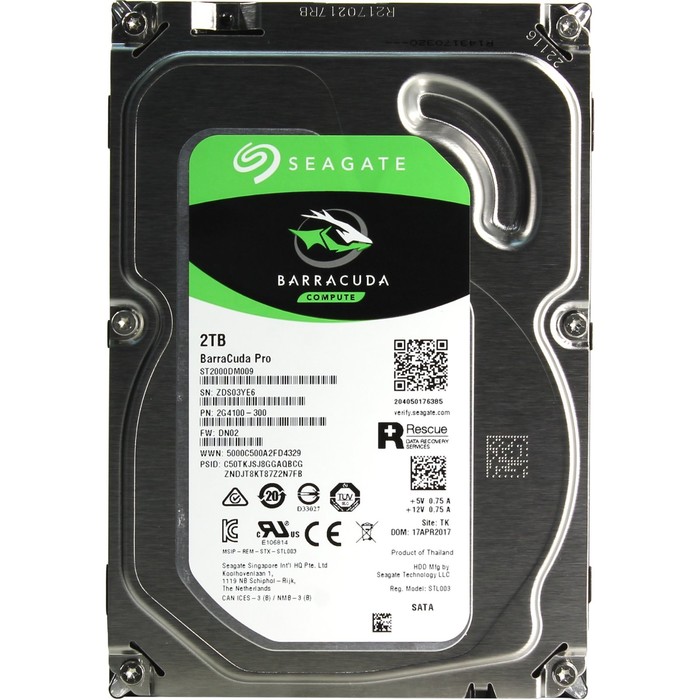 Жесткий диск Seagate Barracuda Pro 2Tb (ST2000DM009) SATA-III