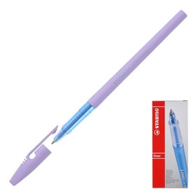 Ручка шариковая STABILO Liner 808 Pastel, 0,7 мм, лавандовый корпус, стержень синий