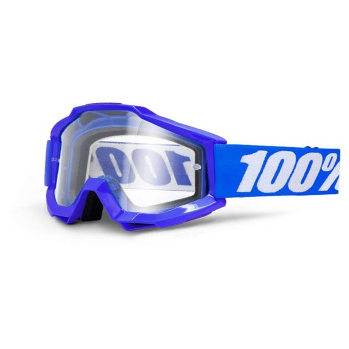 Очки кросс 100% Accuri Reflex Blue, Clear Lens