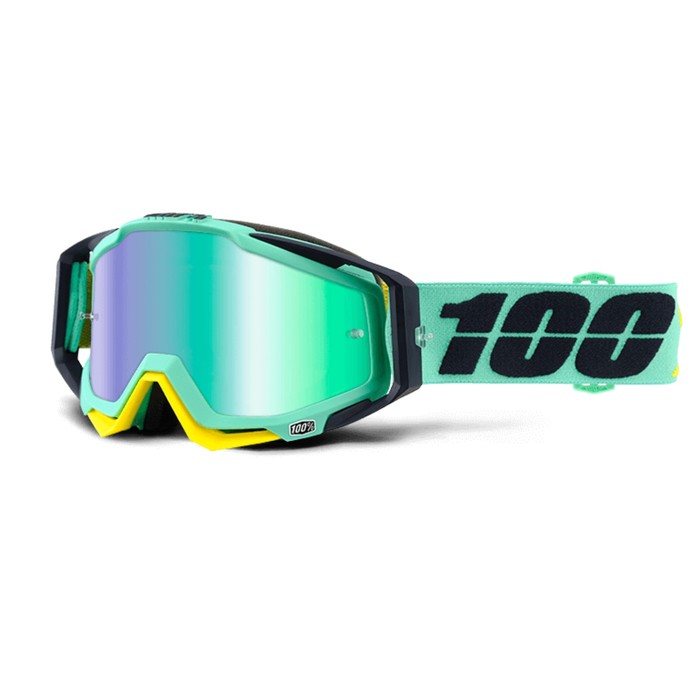 Очки кросс 100% Racecraft Kloog, Mirror Green Lens