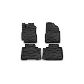 Коврики 3D в салон GEELY Emgrand X7, 2013-2016 4 шт. (полиуретан) 1950513