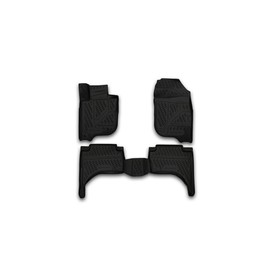 Коврики 3D в салон MITSUBISHI L200, 2015-2016, 4 шт. (полиуретан) 1950598