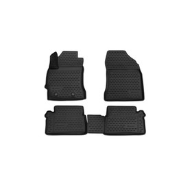 Коврики 3D в салон TOYOTA Auris 2013, 4 шт. (полиуретан) 1950627