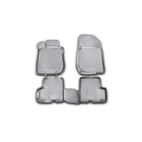 Коврики в салон RENAULT Logan 2004-2009, 2010-2016, 4 шт. (полиуретан) 1951256