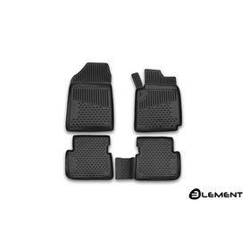 Коврики в салон Toyota Fielder (E140), 2006-2012, П.Р. без воздуховода, ун., 4 шт полиуретан 1951342