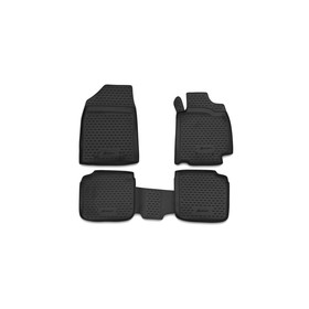 Коврики в салон Toyota Premio/Allion AZT240 JDM, 12/2001–05/2007, П.Р., 4 шт. (полиуретан) 1951382