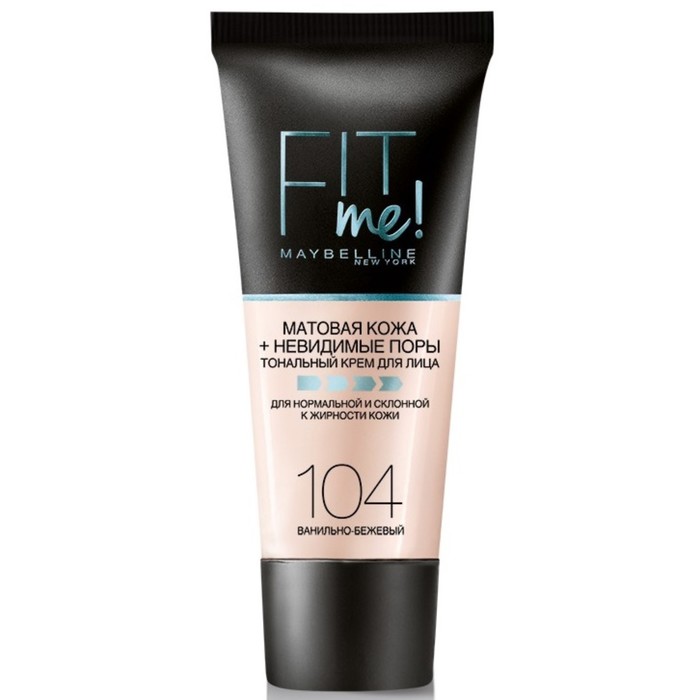 Тональный крем Maybelline Fit Me 104, Ванильно-бежевый, 30 мл