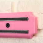 Держатель для ножей магнитный, 33 см, цвет розовый - фото 8475572