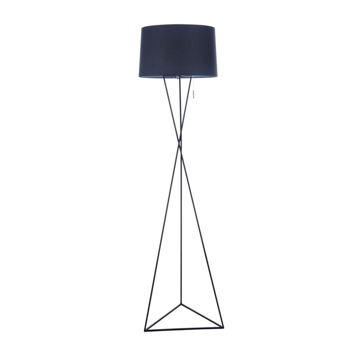 Торшер Gaudi 1x60Вт E27 черный 41x41x152см