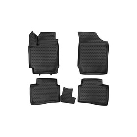 Коврики 3D в салон KIA Cerato Koup, 2009-2016, 4 шт. (полиуретан) 1950547