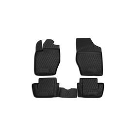 Коврики в салон CITROEN C4 01/2004-07/2008, 07/2008-2016, 4 шт. (полиуретан) 1950761