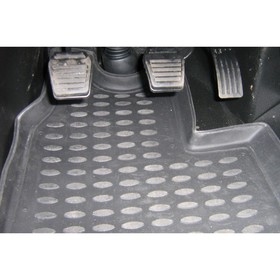 Коврики в салон FORD Transit, 2 части, МКПП 2006-2014, (полиуретан) 1950828