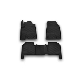 Коврики в салон LEXUS LX570, 2012-2016 5 мест, 3 шт. (полиуретан) 1951064