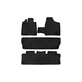 Коврики в салон TOYOTA Sienna 2003-2016, 4 шт. (полиуретан) 1951395