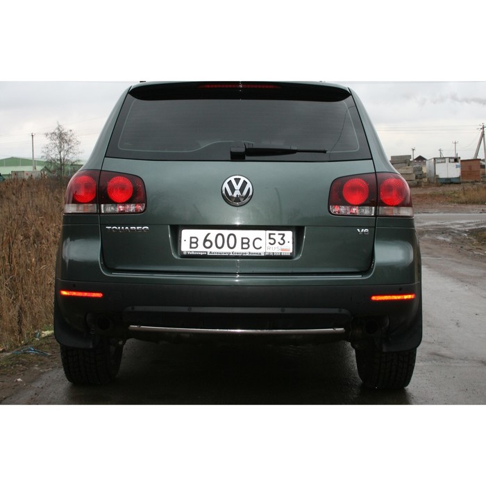 Защита заднего бампера d 42 &quot;Volkswagen Touareg&quot; 2006-2009, VWTG.75.0596