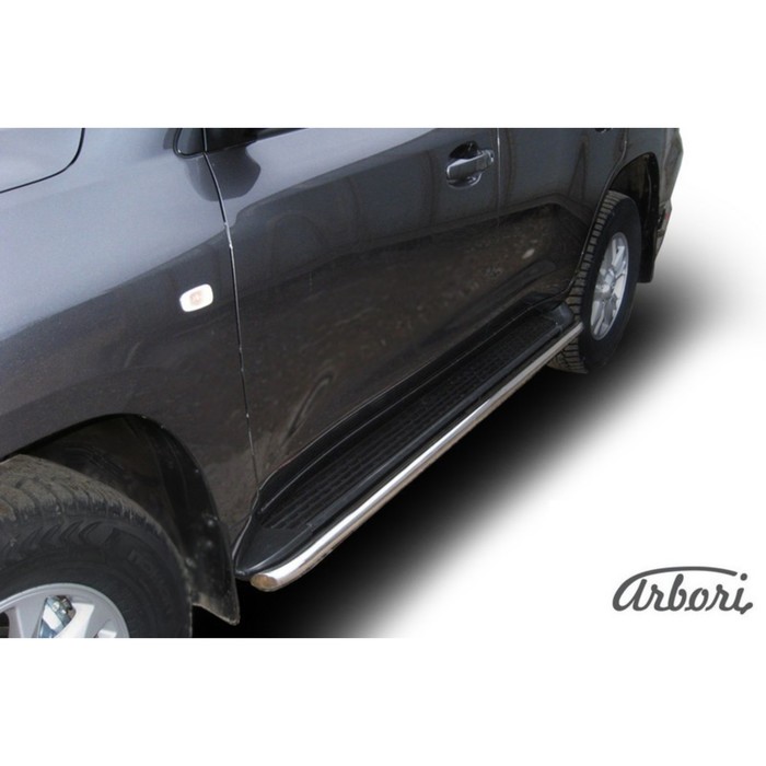 Защита штатного порога Arbori d42 TOYOTA LAND CRUISER 200 2007-2012