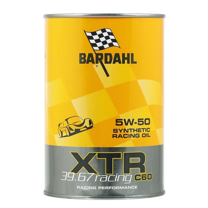 Моторное масло BARDAHL 306039 5W50 XTR C60 RACING 39.67, специальное, синтетическое, 1 л