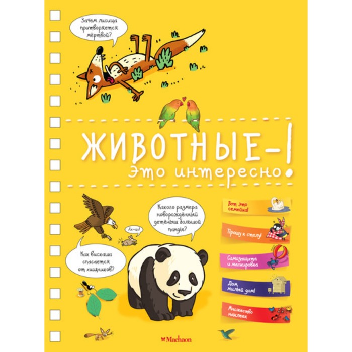 Хорошая книжка для любопытных детей. Животные - это интересно!