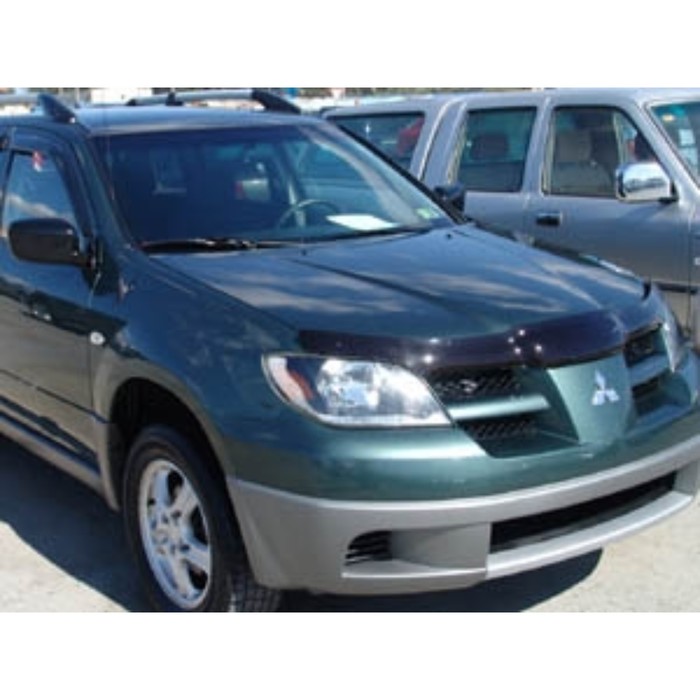 Дефлектор капота темный MITSUBISHI OUTLANDER 2000-2007,