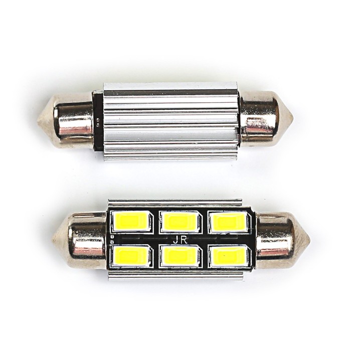 Лампа светодиодная STARLIGHT, T11x39, 12 В, 6 SMD 5630 SMD canbus