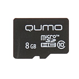 Карта памяти Qumo microSD, 8 Гб, SDHC, класс 10