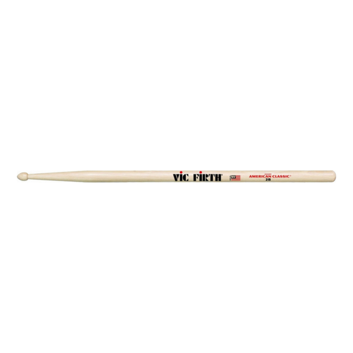 Барабанные палочки VIC FIRTH 2B 2B с деревянным наконечником, гикори