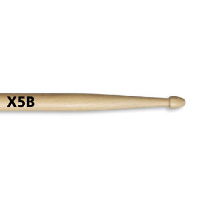 Барабанные палочки VIC FIRTH X5B тип Extreme 5B с деревянным наконечником, гикори