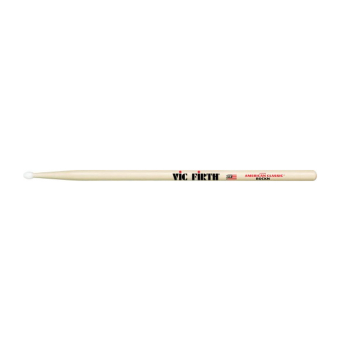 Барабанные палочки VIC FIRTH ROCKN тип Rock с нейлоновым наконечником, материал - гикори