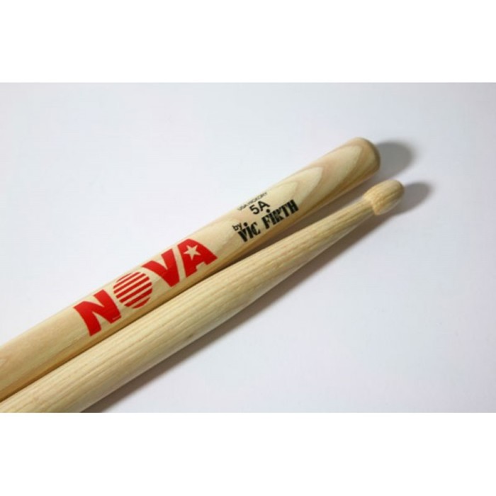 Барабанные палочки VIC FIRTH N5A 5A с деревянным наконечником, орех