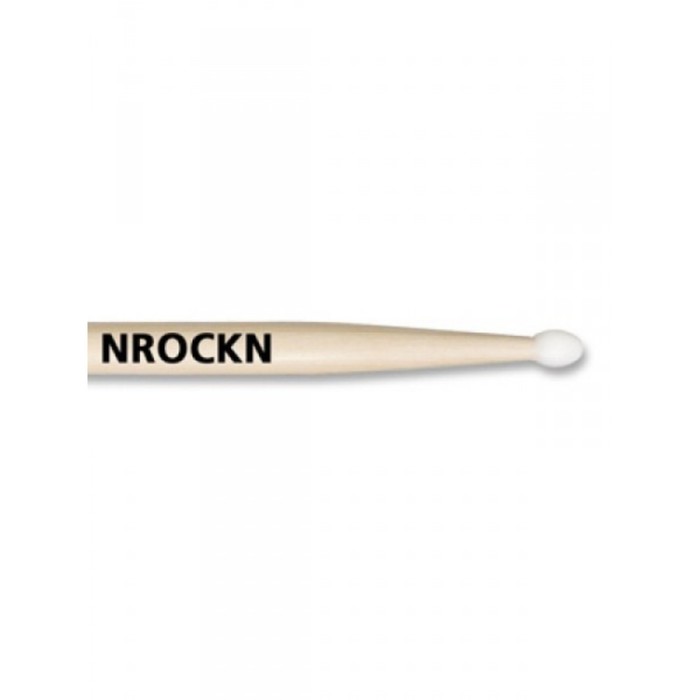 Барабанные палочки VIC FIRTH NRockN Rock с нейлоновым наконечником, орех