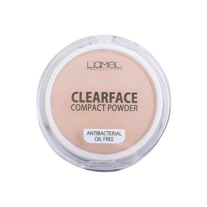 Пудра для лица антибактериальная Lamel Clear face 301, 6 г