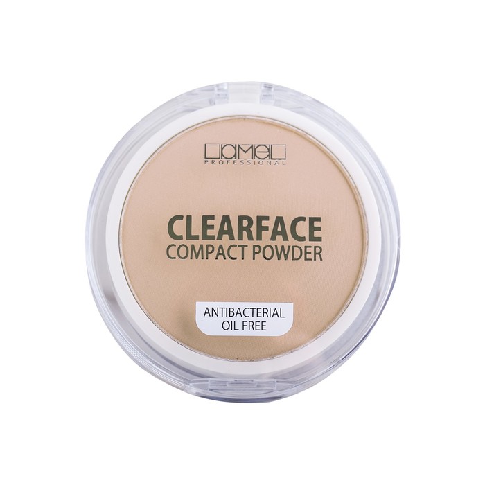 Пудра для лица антибактериальная Lamel Clear face 302, 6 г