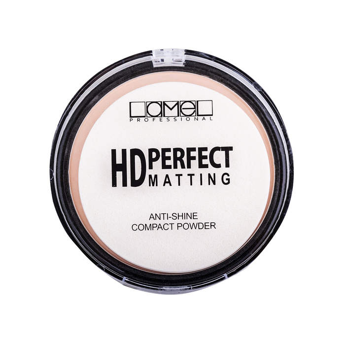 Пудра компактная для лица Lamel HD Powder 301 светло-бежевый, 12 г