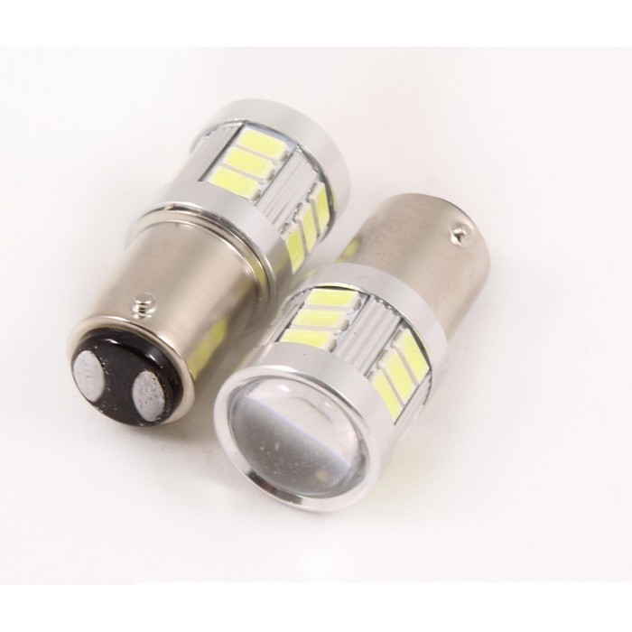 Светодиодная лампа KS-auto, P21/5W, 12 В, 21/5 Вт, 18 SMD 5630, белая