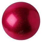 Мяч гимнастический PASTORELLI New Generation GLITTER, 18 см, FIG, цвет малиновый HV - фото 3186824