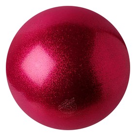 Мяч гимнастический PASTORELLI New Generation GLITTER, 18 см, FIG, цвет малиновый HV