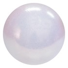Мяч гимнастический PASTORELLI New Generation GLITTER, 18 см, FIG, цвет белый голографический HV - фото 107608125