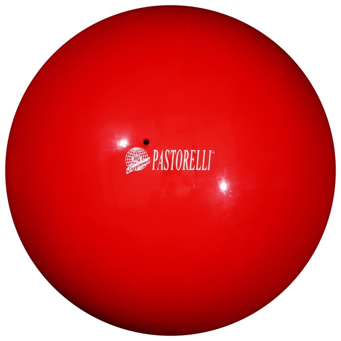Мяч гимнастический Pastorelli New Generation, 18 см, FIG, цвет красный - фото 714421