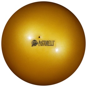 Мяч гимнастический Pastorelli New Generation, 18 см, FIG, цвет золотой