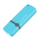 Флешка USB Qumo Optiva 02 8 Гб, синяя Флешка USB Qumo Optiva 02 8 Гб, синяя
