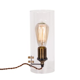 Настольная лампа "Эдисон" 1x100Вт E27 бронза 16,5x33,5x16,5см