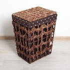 Корзина для белья плетеная прямоугольная 32×23×44 см Корзина для белья плетеная прямоугольная 32×23×44 см