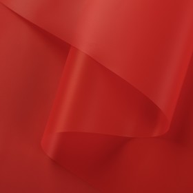 Пленка для цветов матовая "Нуар", скарлет, 0,5 х 10 м
