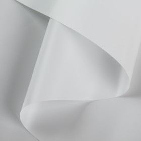Пленка для цветов матовая "Нуар", белый, 0,5 х 10 м