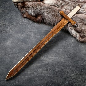Сувенирное деревянное оружие "Меч Лорда", 95 см, массив ясеня, микс
