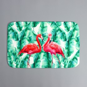 Коврик для дома Доляна «Фламинго», 38×58 см