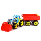 Игрушка «Трактор с ковшем и прицепом Технок» - фото 107103562